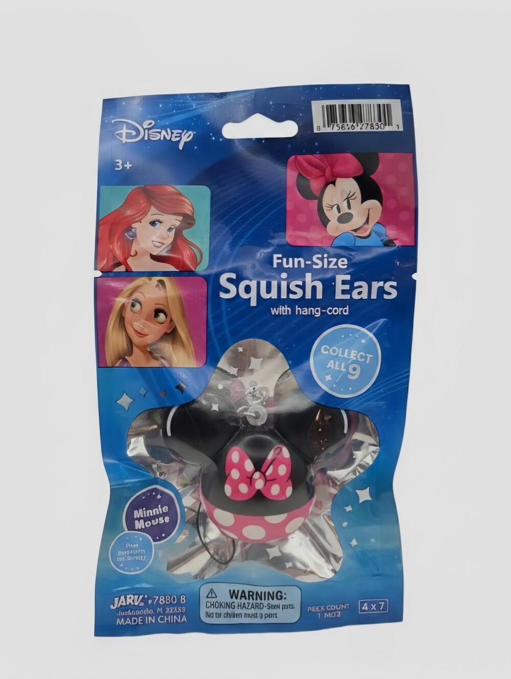 Disney Minnie Mouse Fun-Size Squish Ears Slow Rise Foam Fidget Squishy Toy  NIP